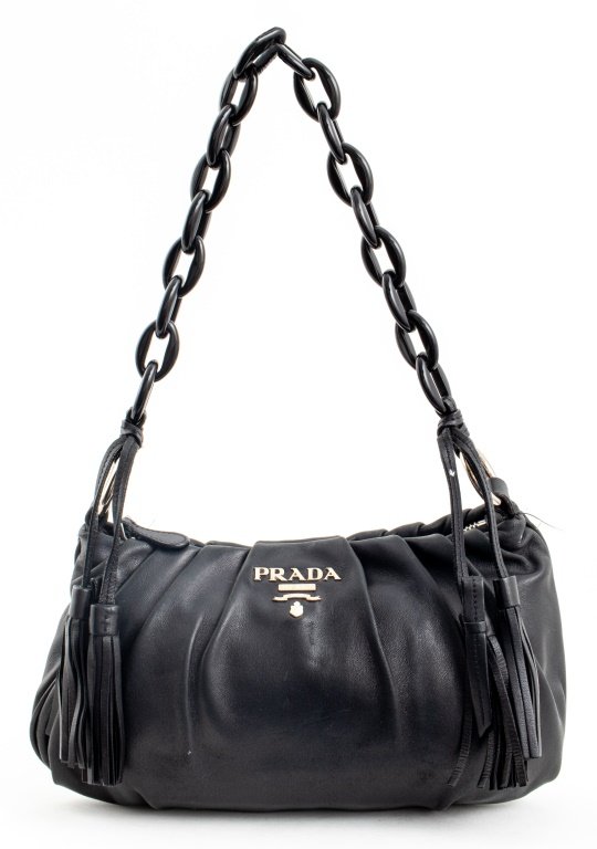 Prada Black Leather Shoulder Bag (1 of 10)