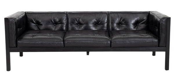 George Nelson Herman Miller Leather "Cube" Sofa (1 of 7)