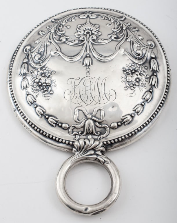 Gorham Sterling Silver Hand Mirror (1 of 10)