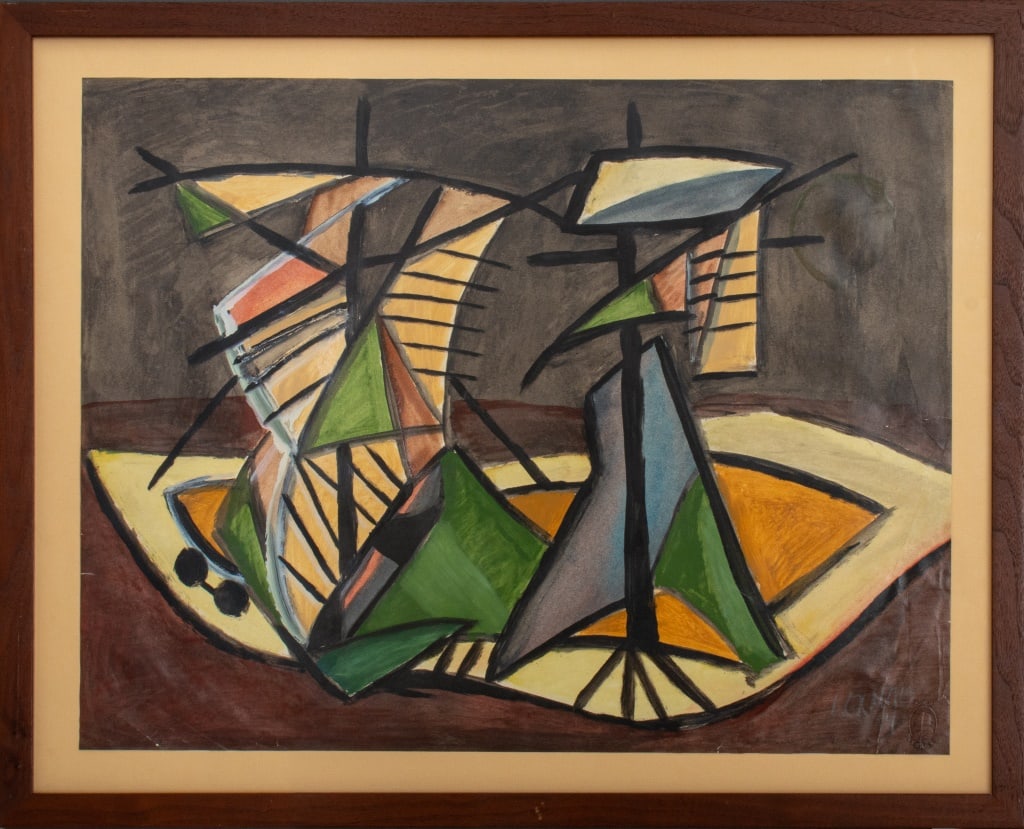 Lex Metz Untitled Abstract Watercolor on Paper (1 of 12)