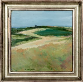 Anne Packard "Path To The Ocean" Oil on Board