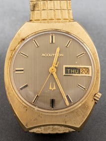 Bulova Accutron 14K Yellow Gold Watch