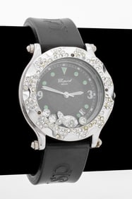 Chopard "Happy Sport" Diamond Fish Wristwatch
