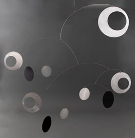 Kinetic Hanging Metal Mobile, 20th C.