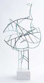 Mid-Century Modern Abstract Wire Sculpture