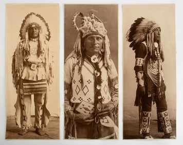 Nakoda People Portraits Gelatin Silver Prints, 3