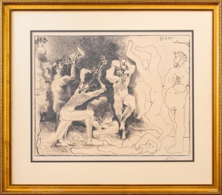 After Pablo Picasso "La Danse des Faunes" Litho