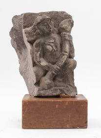 Indian Sandstone Carved Shiva Fragment