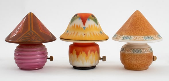 H.G McFaddin Bellova Gnome & Mushroom Lamps, 3