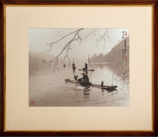 Don Hong-Oai "Four Boats..." Gelatin Silver Print