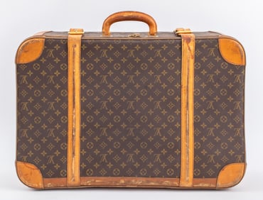Louis Vuitton Soft-Sided Canvas Suitcase
