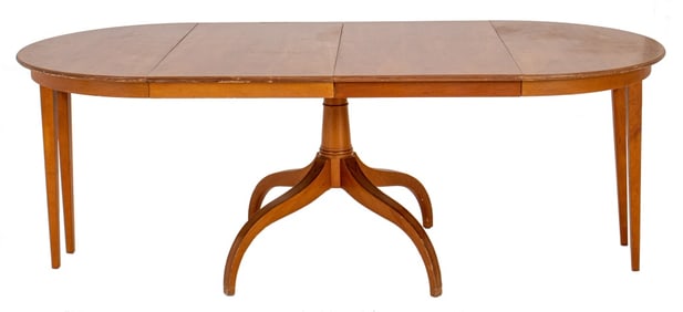 Circular Mahogany Extending Dining Table