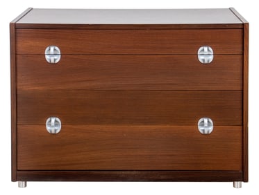 Danish Modern Rosewood Four Drawer Chest