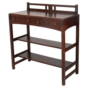 Limberts Arts & Crafts Oak Console Table, ca. 1900