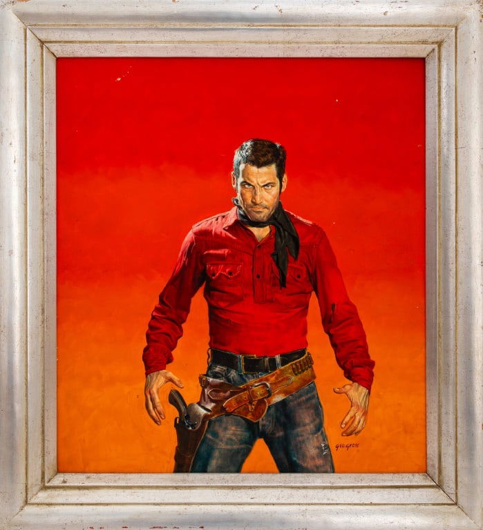 George Gross "Ramrod" Oil on Board (1 of 9)