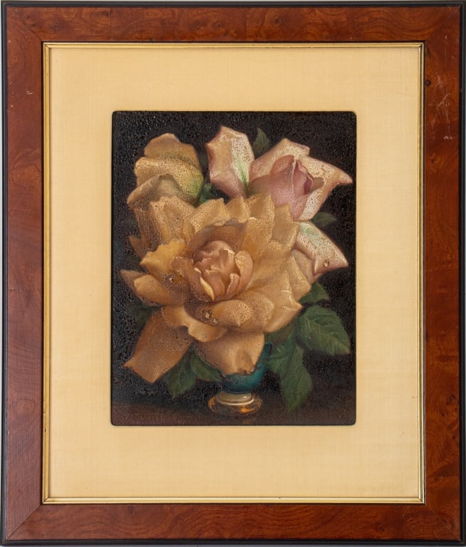 Irene Klestova "Yellow Rose" Oil on Panel (1 of 7)