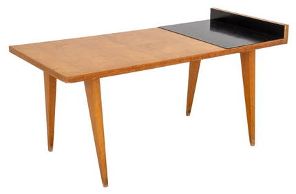 French Modern Ash & Laminate Low Table, 1950s (1 of 6)