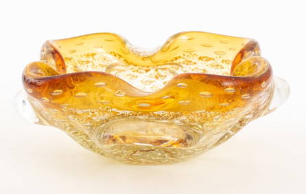 Barovier & Toso Attr. Murano Art Glass Bowl (1 of 8)