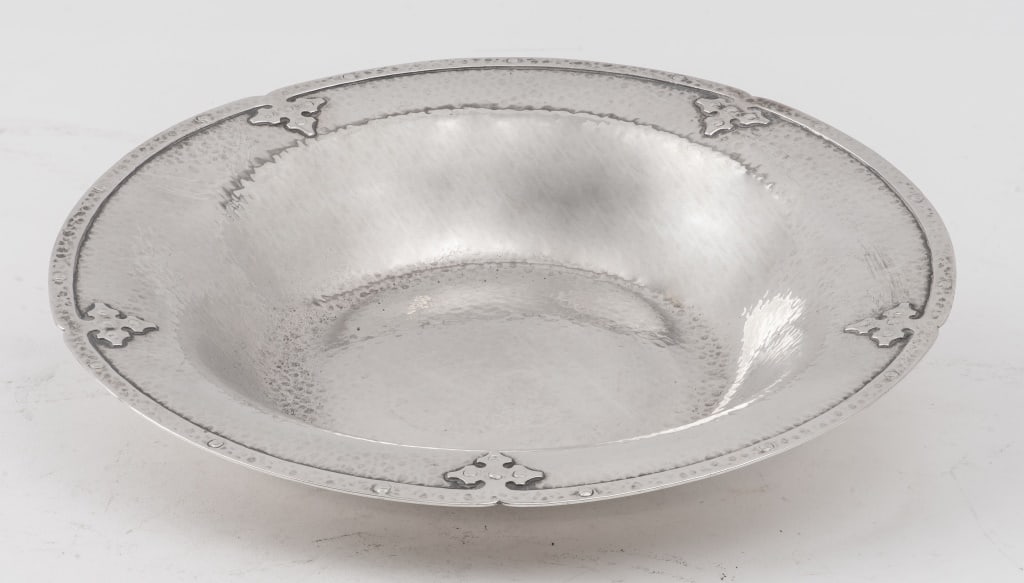 Shreve & Co. Hammered Sterling Silver Bowl (1 of 9)
