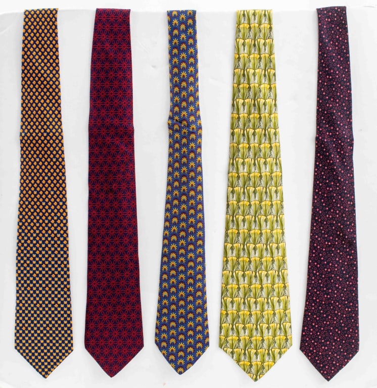 Hermes Silk Neckties, 5 (1 of 17)