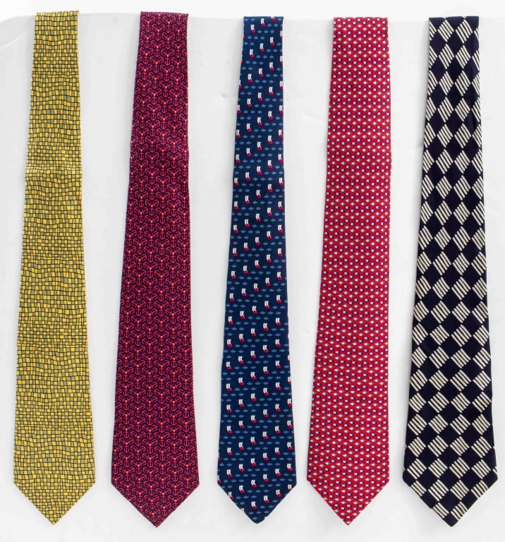 Hermes Silk Neckties, 5 (1 of 14)