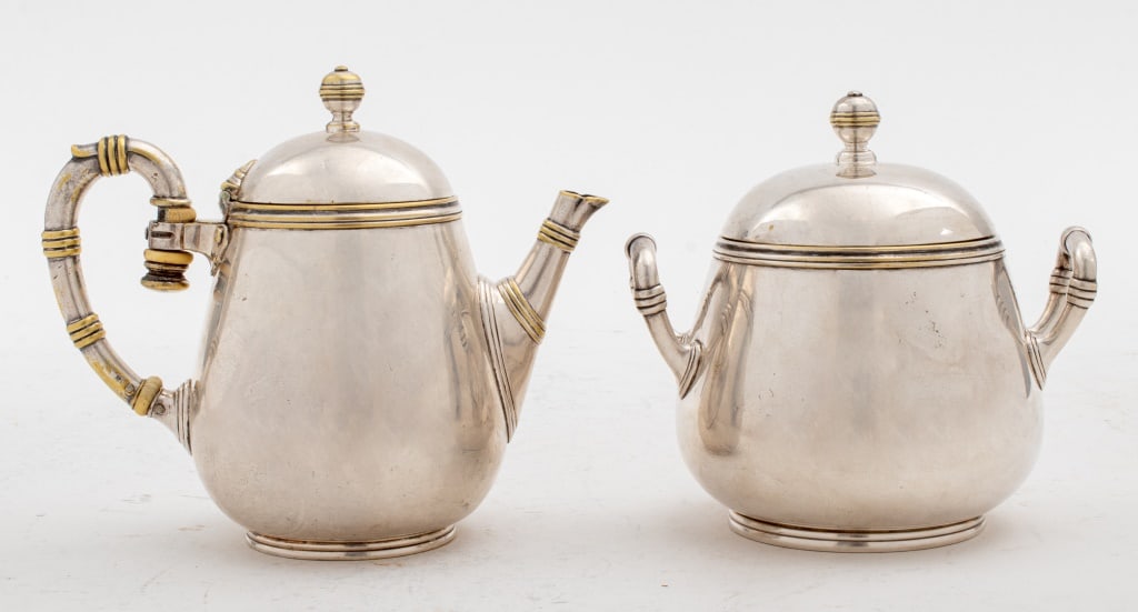 Christofle Silverplate "Aria" Cream and Sugar Set (1 of 20)
