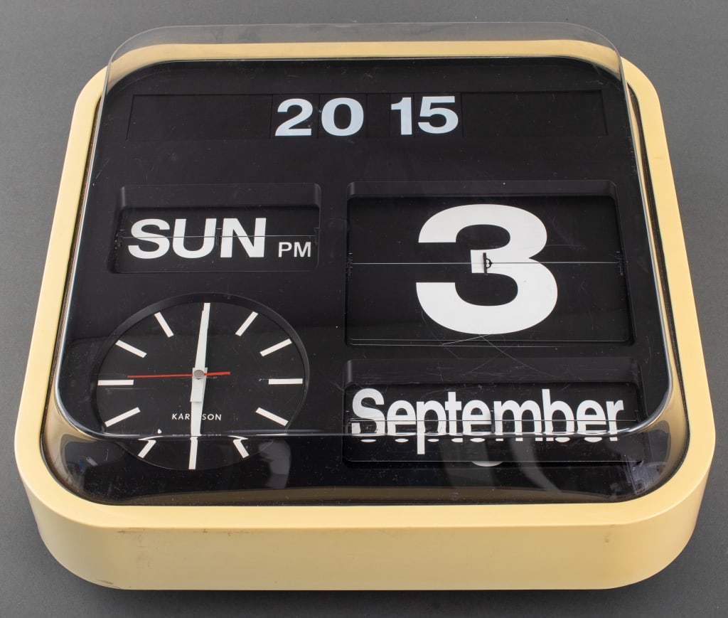 Karlsson Vintage Large Flip Wall Clock (1 of 10)