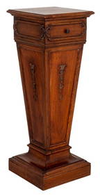 French Regence Style Carved Wood Pedestal (1 of 7)