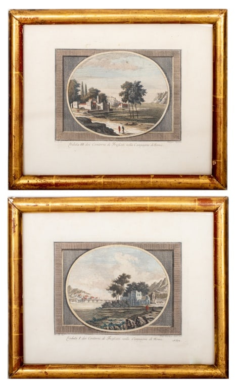 Giuseppe Dall AQUA "Campagna di Roma" Etching, 2 (1 of 13)