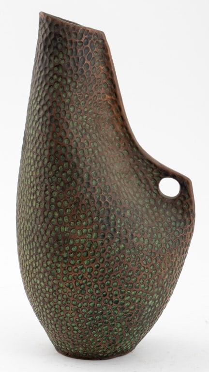 Mid-Century Modern Patinated Copper Vase, 1960s (1 of 8)