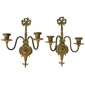 O.C. White Co. Neoclassical Style Sconces, Pair (1 of 9)