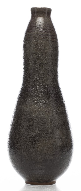 Modern Brown Glazed Art Pottery Vase (1 of 4)