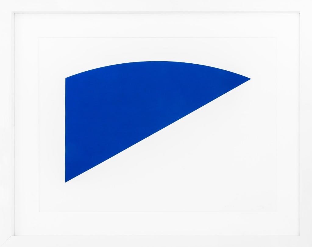 Ellsworth Kelly "Untitled (Blue Curve)" Lithograph (1 of 9)