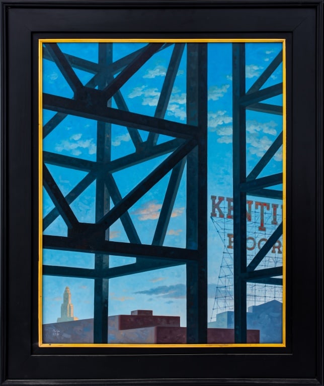 Robert Goldstrom "Super Steel Structure" Oil (1 of 8)