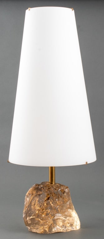 Roberto Guilio Rida Brass and Rock Crystal Lamp (1 of 16)