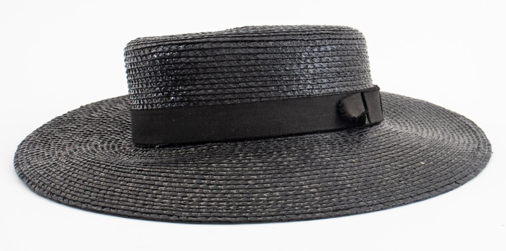 Yves St. Laurent Rive Gauche Style A651 Straw Hat (1 of 6)
