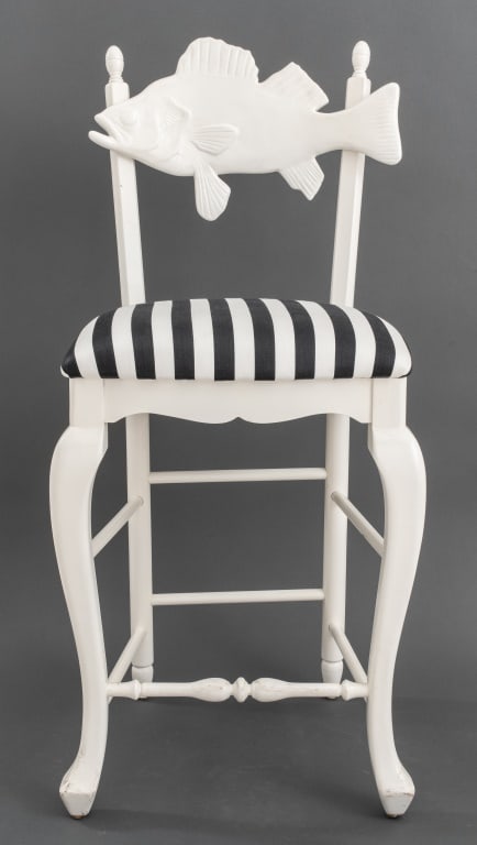 MacKenzie Childs Freckle Fish Bar Stool (1 of 9)