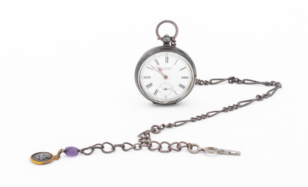 J.B. Mennie Swiss .935 Silver Pocket Watch, 1874 (1 of 7)