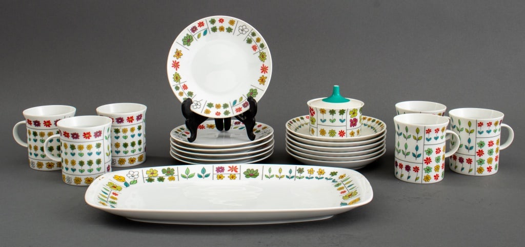 Emilio Pucci for Rosenthal Porcelain Tea Service (1 of 8)