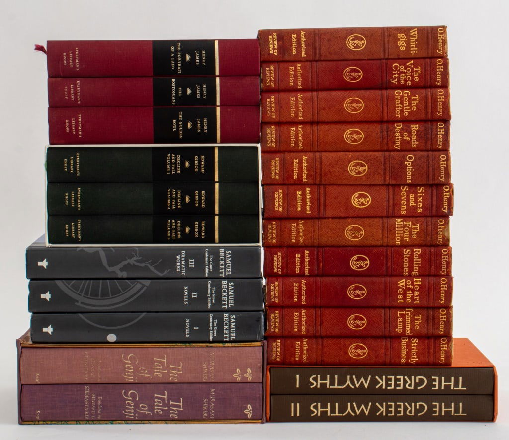 Classic Literature and History Books, 24: Group of 24 Books on Classic Literature and History, comprising: Bookset - Murasaki Shikibu "The Tale of Genji: Volume I" and Murasaki Shikibu "The Tale of Genji: Volume II", Bookset - Edward Gibson "