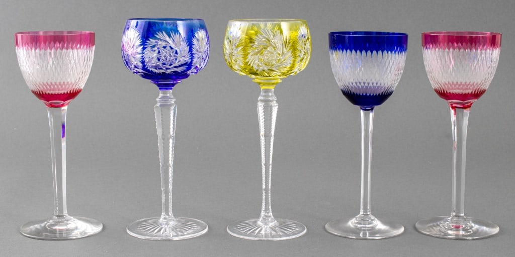 Baccarat and F. Kisslinger Crystal Glasses, 5 (1 of 10)