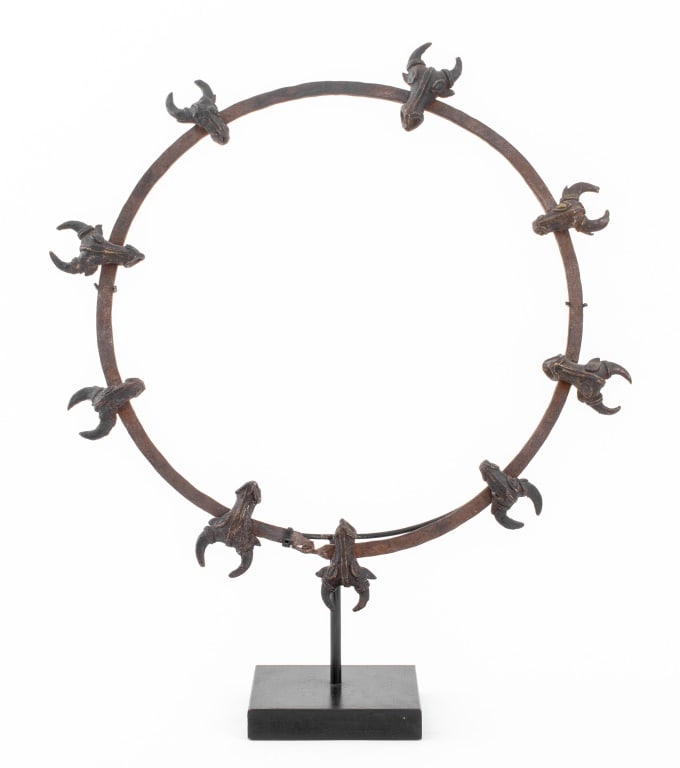 Cameroon Bronze Bamun Prestige Collar (1 of 8)