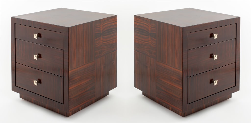 Patrick Gaguech Art Deco Style Side Tables, Pair (1 of 7)