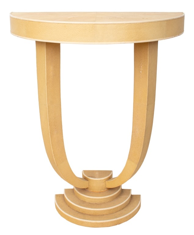 R & Y Augousti Art Deco Style Shagreen Console (1 of 9)