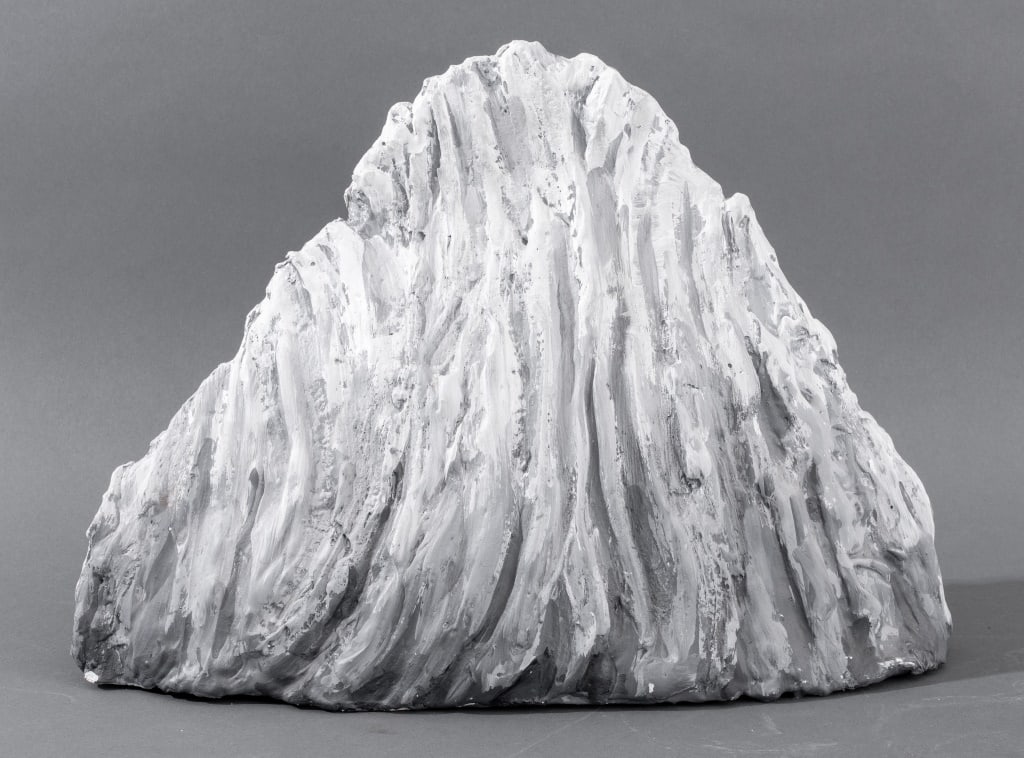 Elfi Schuselka Abstract Wave Plaster Sculpture (1 of 12)