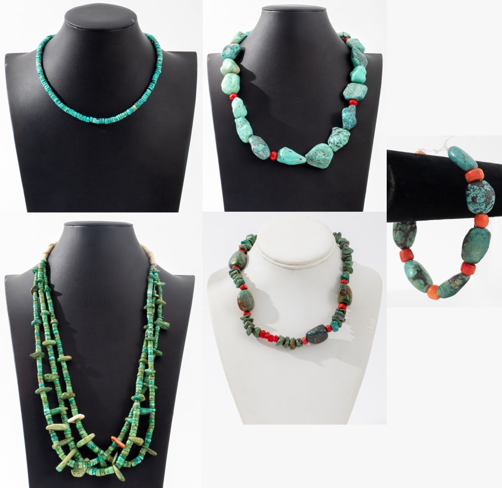 Native American Turquoise & Coral Jewelry, 5 (1 of 11)