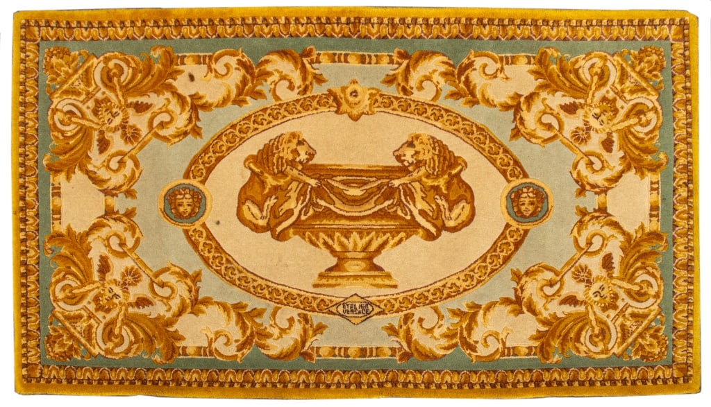 Gianni Versace Wool and Silk Petit Petiot in Green (1 of 11)