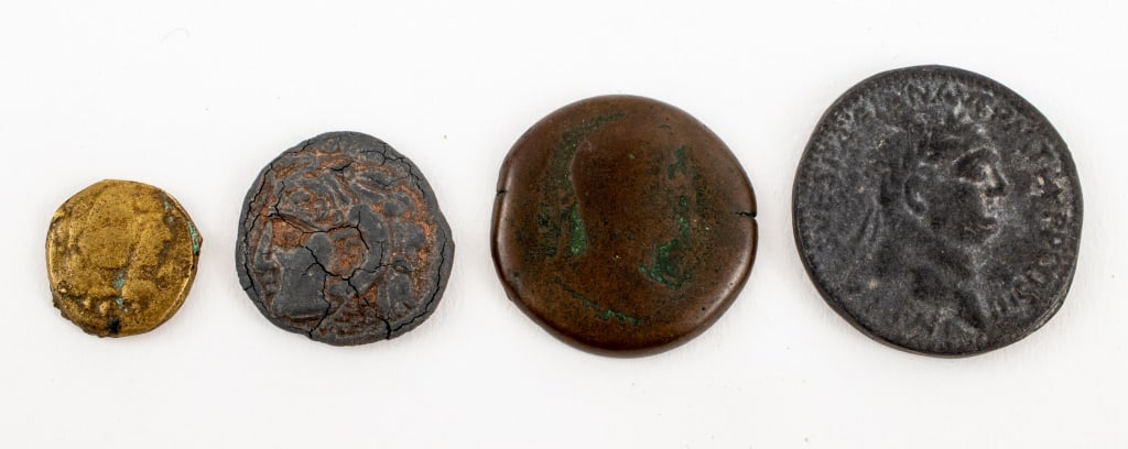 Ancient Roman Bronze Coins, 4 (1 of 10)