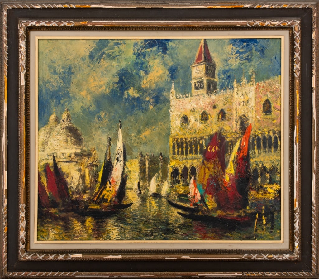 After Ludolfs Liberts View of Venice Oil on Canvas (1 of 8)