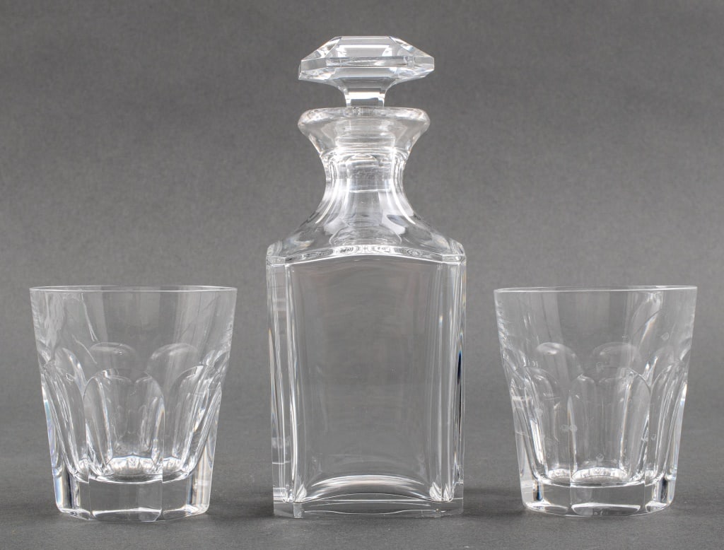 Baccarat Crystal Rocks Glasses & Decanter, 3 pcs. (1 of 10)